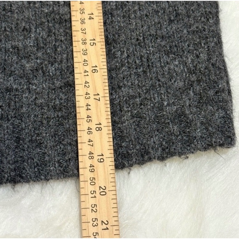 Anthropologie Pilcro The Lennon Wide Sleeve Turtleneck Sweater Gray M - Picture 7 of 8